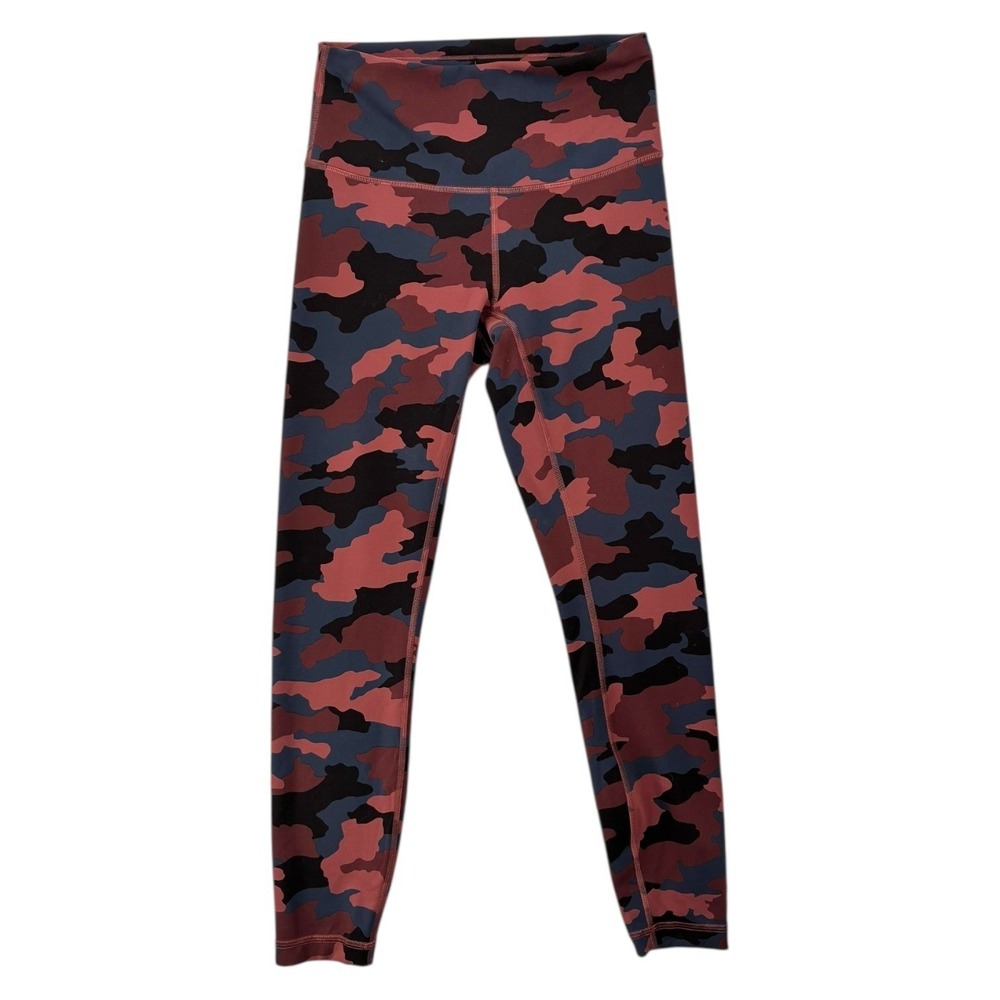 Lululemon Size 6 Camo Print Yoga Leggings‎ Full Length Statement Athleisure